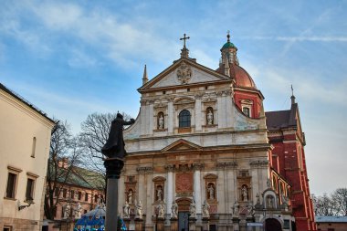 Krakow tarihi merkezi Polonya