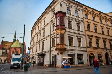 Krakow tarihi merkezi Polonya