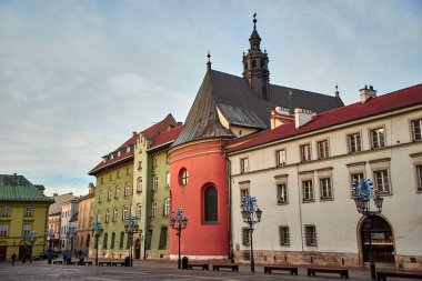 Krakow tarihi merkezi Polonya