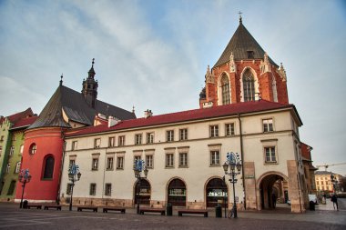 Krakow tarihi merkezi Polonya