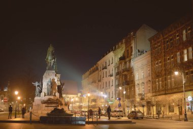 Krakow tarihi merkezi Polonya