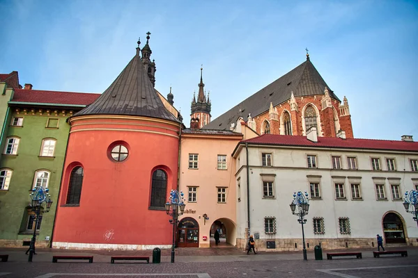 Κρακοβία Ιστορικό Κέντρο Πολωνία — Φωτογραφία Αρχείου