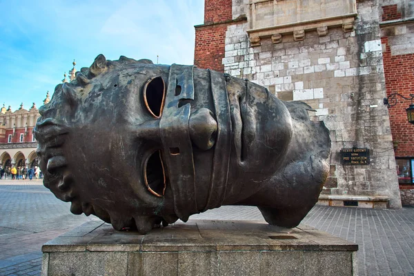 Krakow Tarihi Merkezi Polonya Stok Fotoğraf