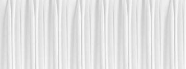 Beyaz gerçekçi perde dokusu