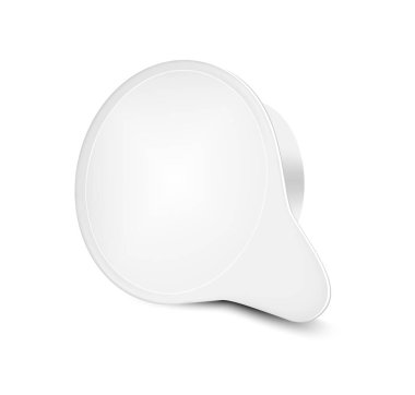 Süt kreması için tek porsiyon.