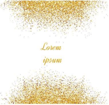 Soyut altın parıltılı arka plan. Kart için altın arkaplan