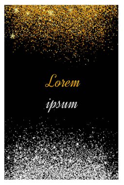 Soyut altın ve gümüş parıltılı arka plan. Altın parıltılar  