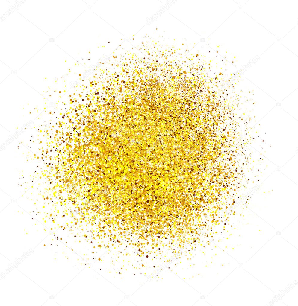 Abstract gold glitter background. Gold background for card