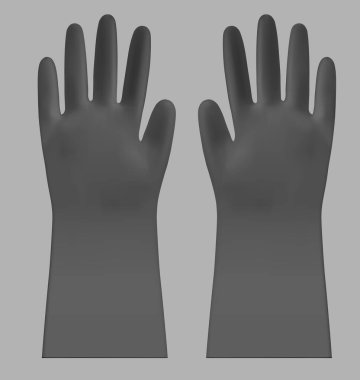 Tek kullanımlık plastik veya azot eldivenler