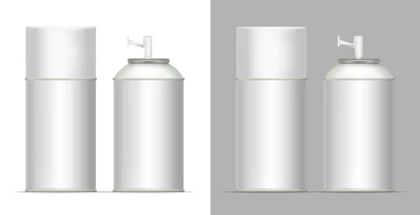 Automatic Air Freshener Spray Refill Vector Mock Image — Stock Vector