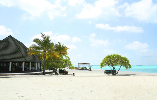 Beautiful landscape on Maldive islands