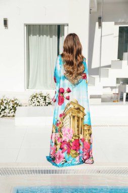 zarif mayo sarı saçlı güzel şehvetli kadın