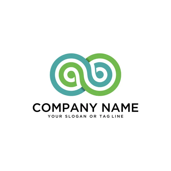 yaratıcı logo tasarımı Sonsuzluk konsept vektör şablonu