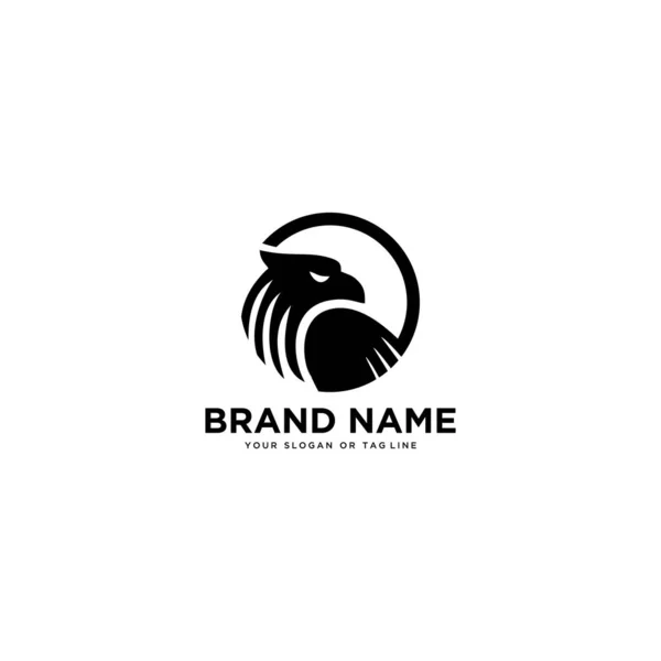 Αετός σχεδιασμός λογότυπο διάνυσμα πρότυπο λευκό φόντο — Διανυσματικό Αρχείο