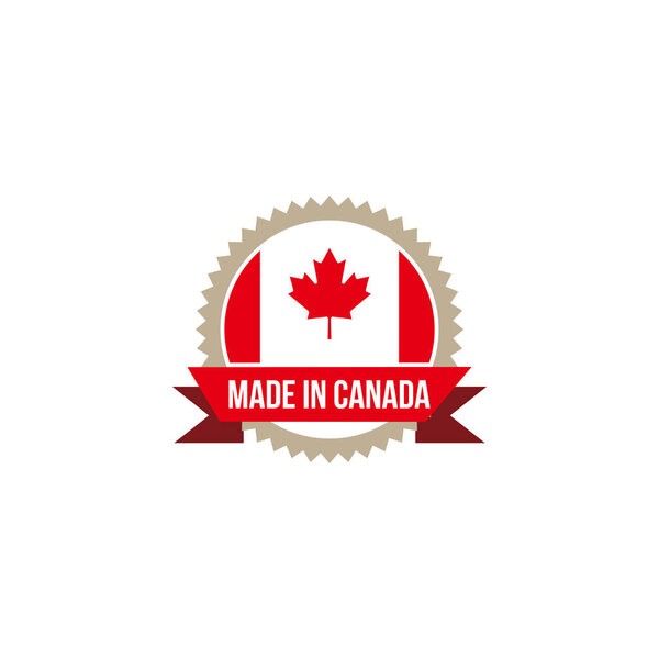 Концепция дизайна логотипа выполнена в векторном шаблоне Канады
