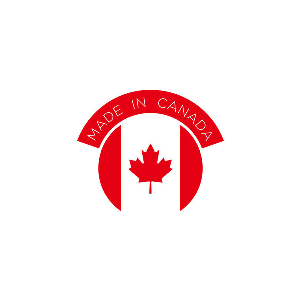 Концепция дизайна логотипа выполнена в векторном шаблоне Канады
