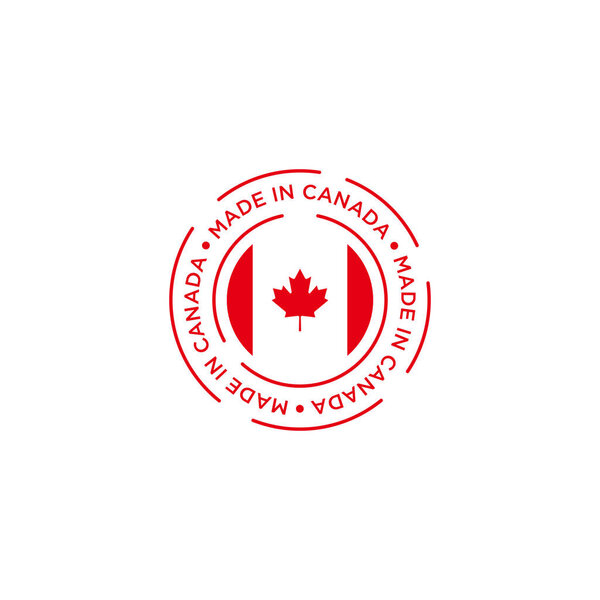 Концепция дизайна логотипа выполнена в векторном шаблоне Канады
