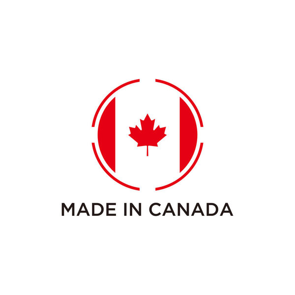 Концепция дизайна логотипа выполнена в векторном шаблоне Канады
