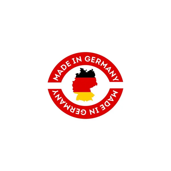 Conceito de design de logotipo feito no vetor alemanha —  Vetores de Stock