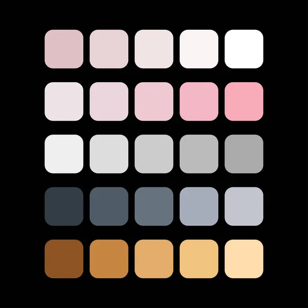 Farbwahl Palette Vektor Illustration — Stockvektor