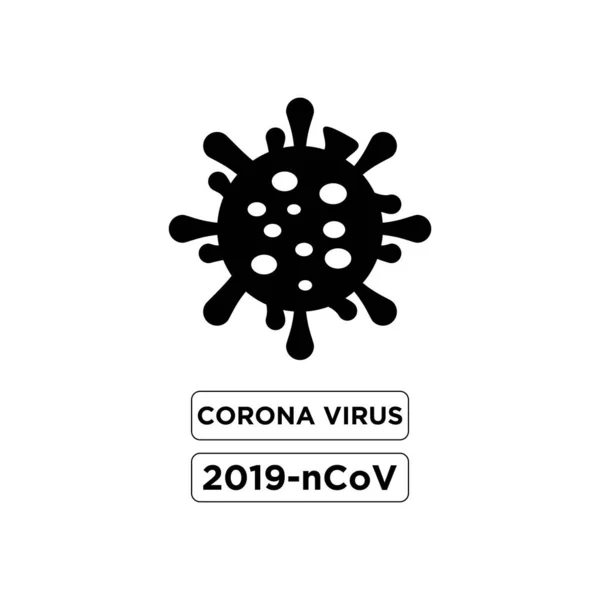 Corona Virus Design Symbol Logo Illustration Vector Template — Stock Vector