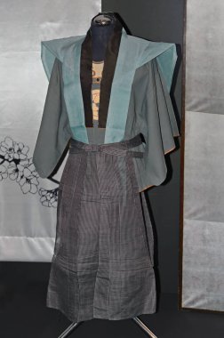 Kaishakunin özgün bir Japon kimono