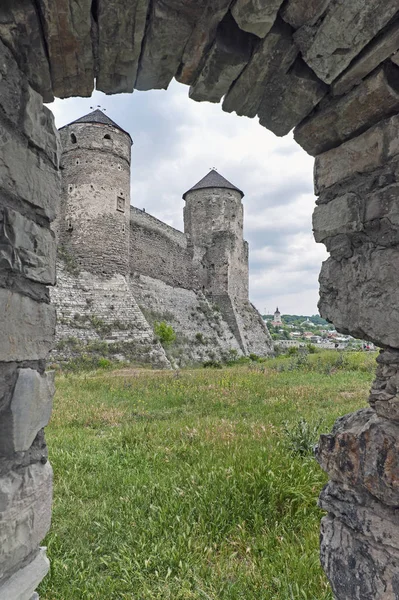 Kamenets-Podolsk fortress in Ukraine — Stock Photo, Image