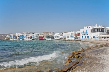 alefkandra, küçük Venedik, mykonos, Yunanistan 