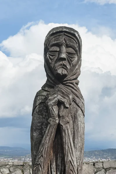 Statue in der Burg Palanok in Mukatschewo, Ukraine — Stockfoto