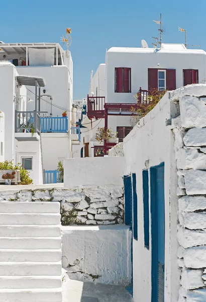 Chora i Mykonos Grekland — Stockfoto