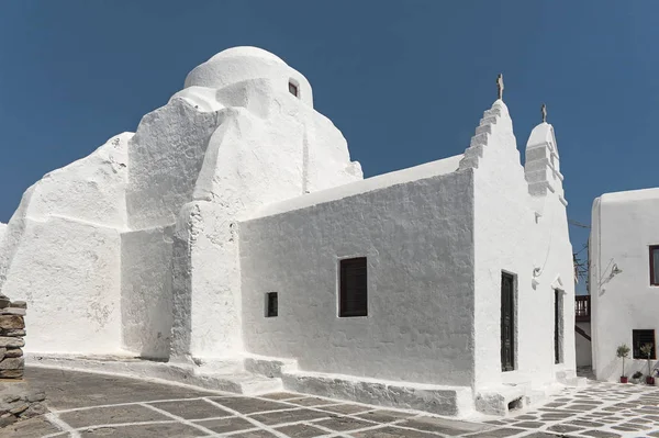 Iglesia Panagia Paraportiani en Mykonos, Grecia —  Fotos de Stock