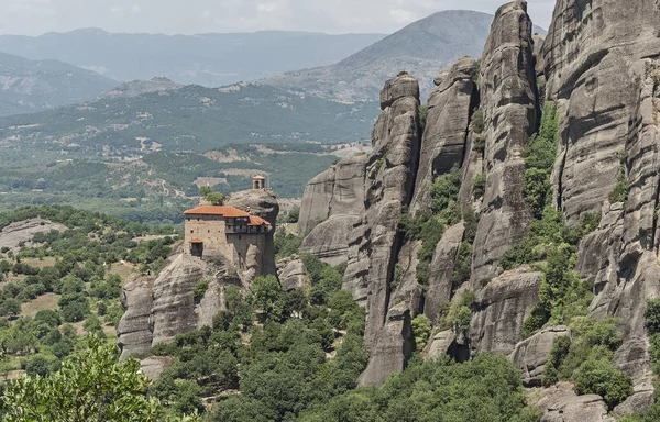 Mosteiro de São Nicolau Anapausas, Meteora, Grécia — Fotografia de Stock