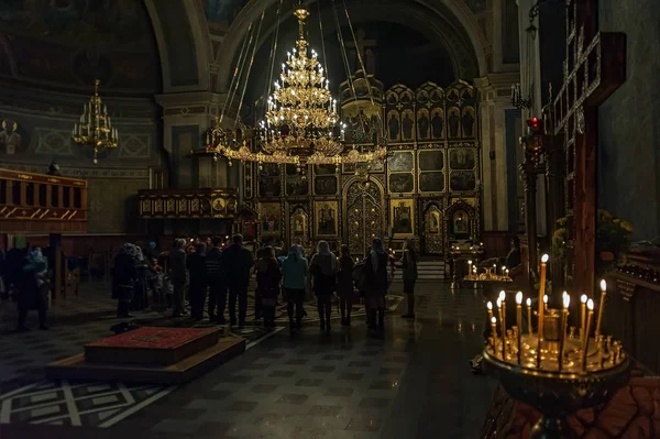 Tjernivtsi Ukraina Oktober 2017 Heliga Mysteriet Med Dopet Den Helige — Stockfoto