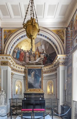 Chapel inside the Achilleion  (named after Achilles) palace of Empress of Austria Elisabeth of Bavaria, in Gastouri, Corfu, Greece