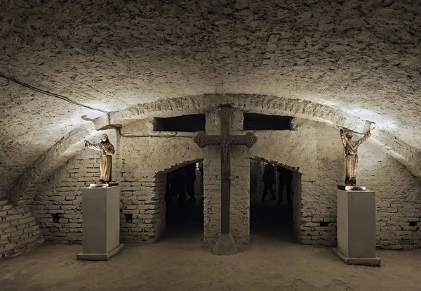 Underground Chapel National University Ostroh Academy Which Occupies Buildings Former — 图库照片