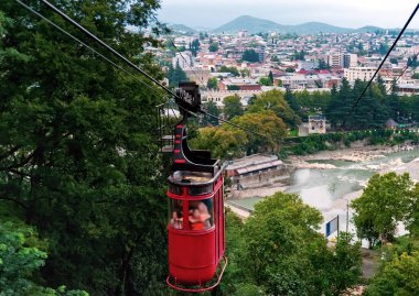 Kutaisi, Gürcistan 'da füniküler yol