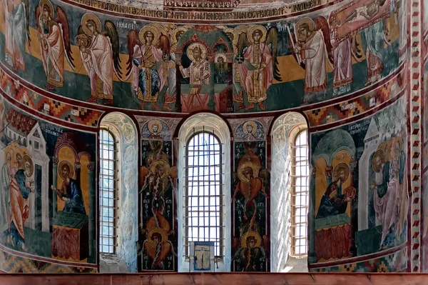 Interior Catedral Natividade Virgem Gelati Mosteiro Geórgia — Fotografia de Stock