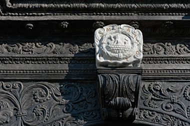 Lviv Ukrayna 'daki Siyah Kamennitsa eski binası.
