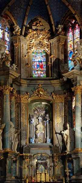 Altar Basílica Assunção Bem Aventurada Virgem Maria Catedral Latina Lviv — Fotografia de Stock