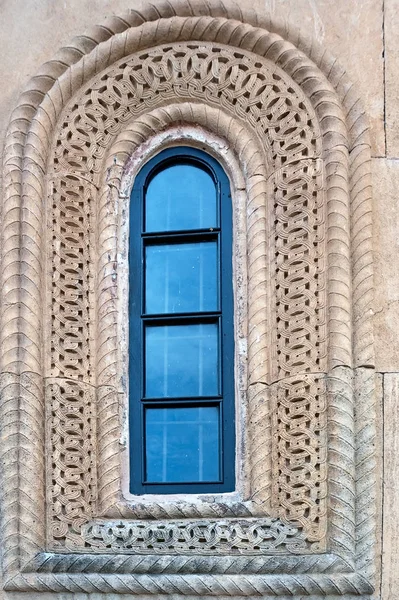 Decorative Window Frame Gelati Monastery Kutaisi Town Georgia — Stock Photo, Image