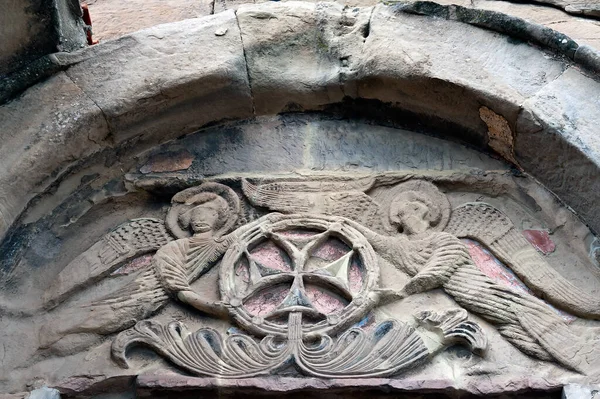 Haç Yükselişi Jvari Manastırı Nın Güney Girişinde Mtskheta Yakınlarında Gürcistan — Stok fotoğraf