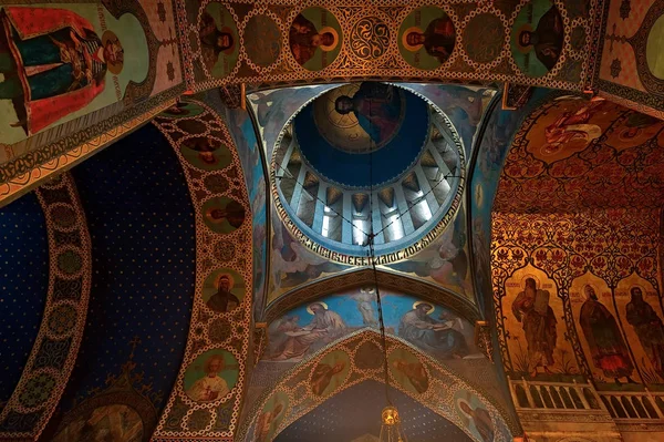 Murer Sionikatedralen Tbilisi Georgia – stockfoto