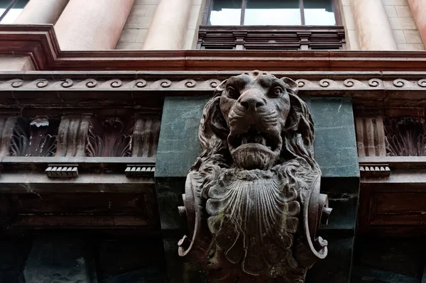Der Löwenkopf Des Hauses Der Wissenschaftler Der Palast Des Grafen — Stockfoto