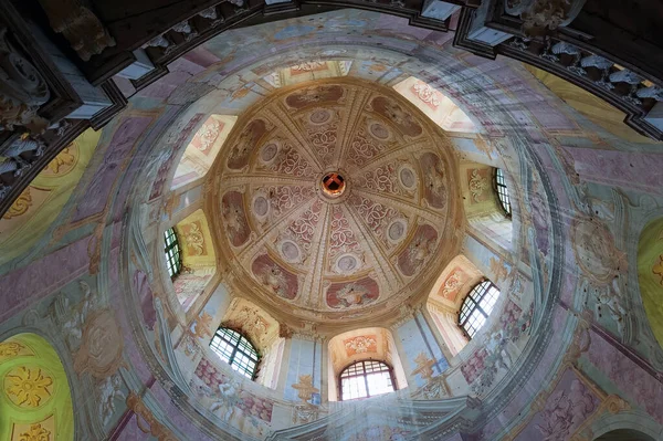 Murale Della Cupola Della Chiesa Dell Esaltazione Del Santo San — Foto Stock