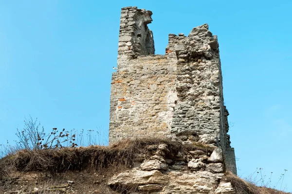 Ruins Kremenets Castle Kremenets Town Ukraine — Stock Photo, Image