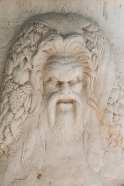 Vintage marble face relief decoration — Stock Image Vintage Marble Face Relief Decoration Royalty Free Stock Images