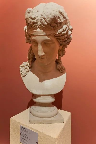 Copie Gypse Buste Adonis Odessa Musée Art Occidental Oriental Odessa — Photo