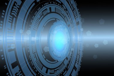 Soyut teknoloji kavramı arka plan, vektör illüstrasyonu