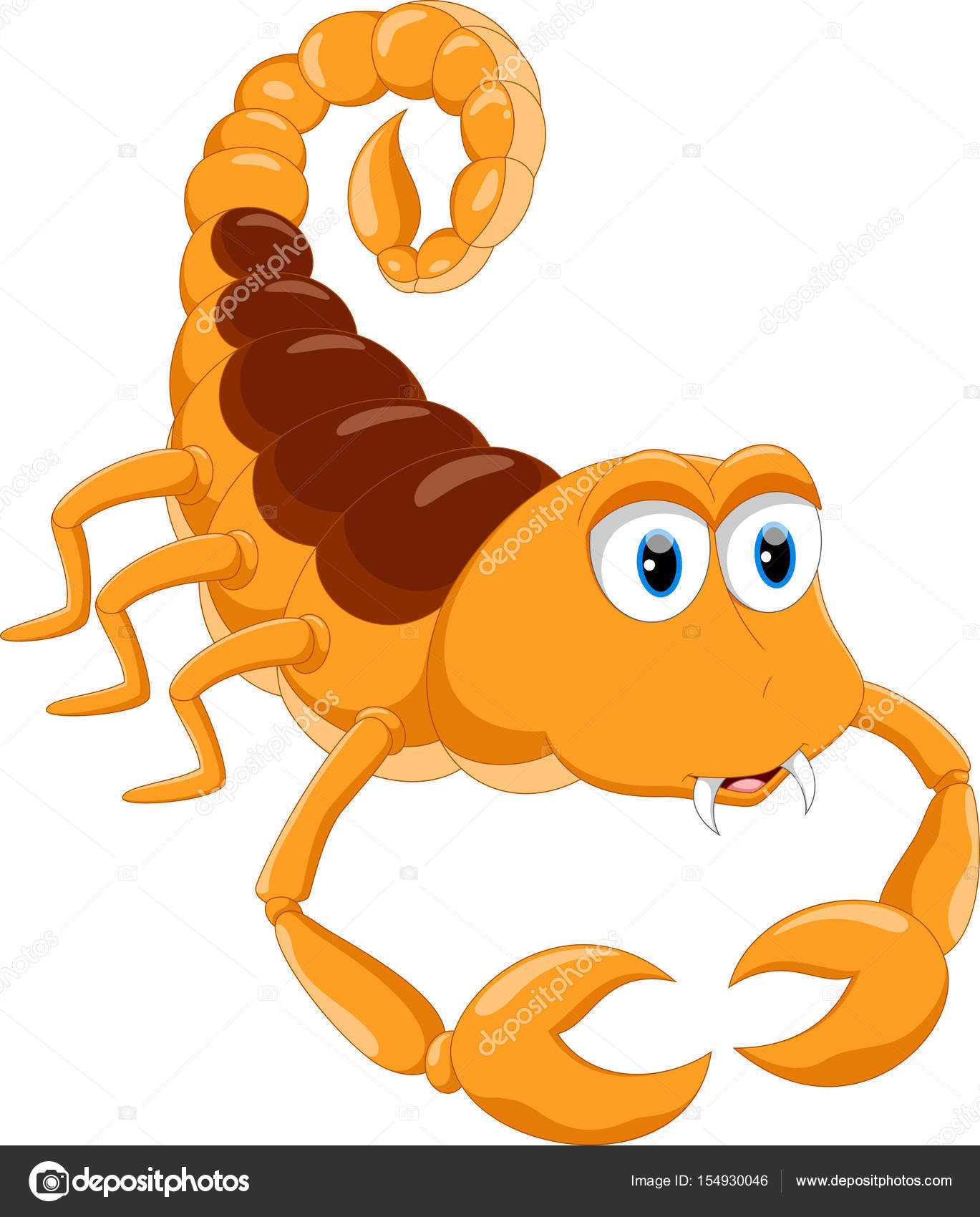 Cartone animato carino Scorpione — Vettoriale Stock