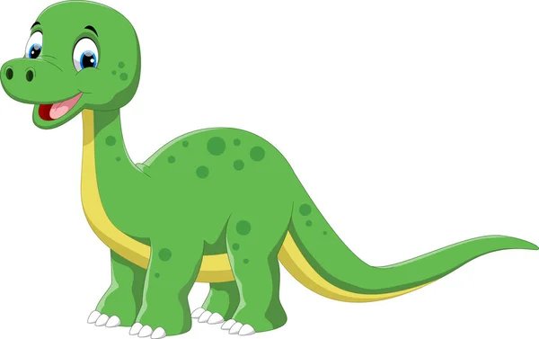 Mignon dessin animé dinosaure — Image vectorielle